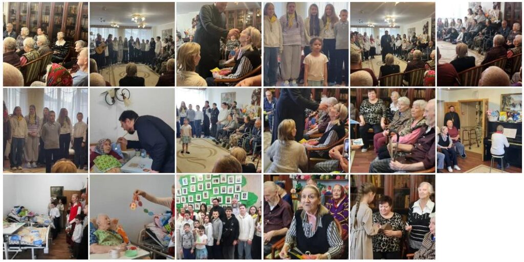 Пасхальный визит в интернат для престарелых из Вёшек 20260418